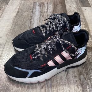 Adidas NWT black nite jogger shoes sneakers 9.5